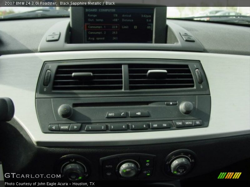 Controls of 2007 Z4 3.0i Roadster