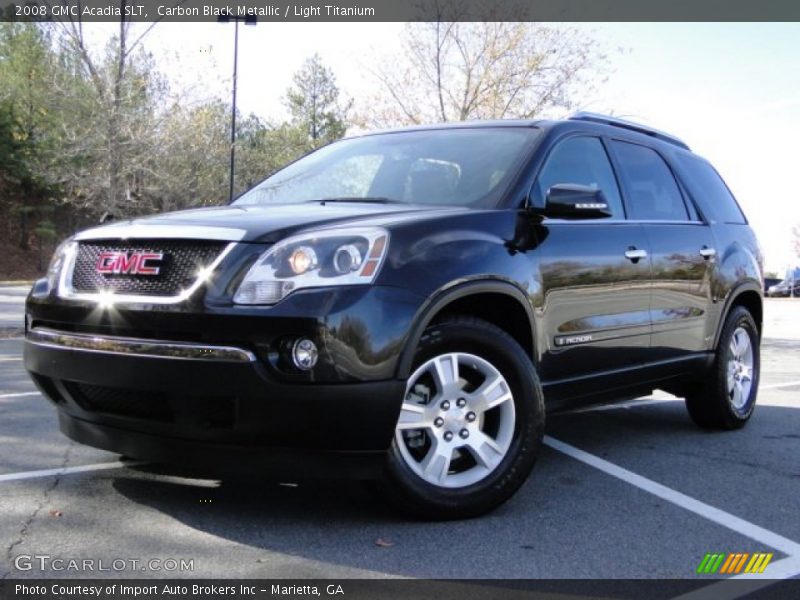 Carbon Black Metallic / Light Titanium 2008 GMC Acadia SLT