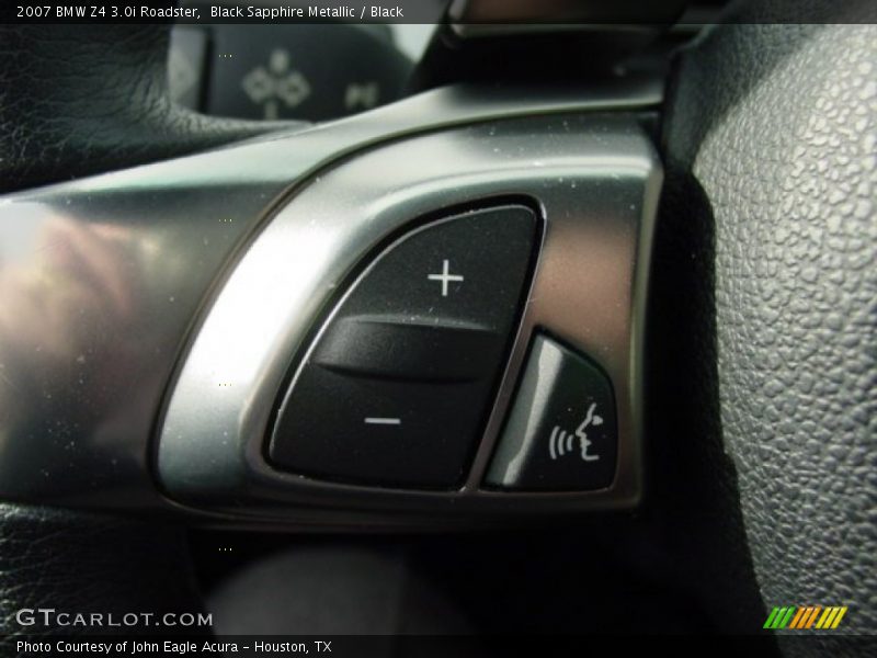 Controls of 2007 Z4 3.0i Roadster