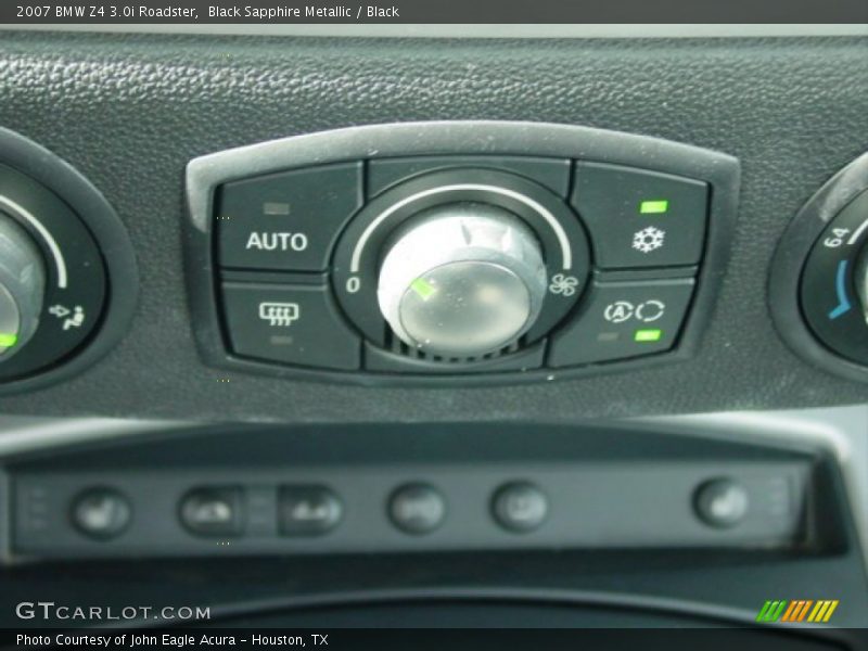 Controls of 2007 Z4 3.0i Roadster
