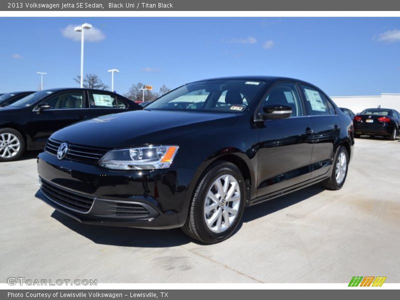Black Uni / Titan Black 2013 Volkswagen Jetta SE Sedan