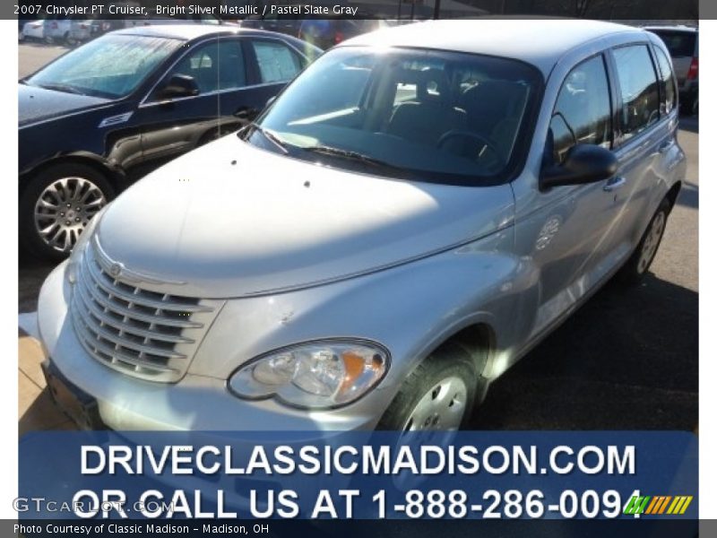 Bright Silver Metallic / Pastel Slate Gray 2007 Chrysler PT Cruiser