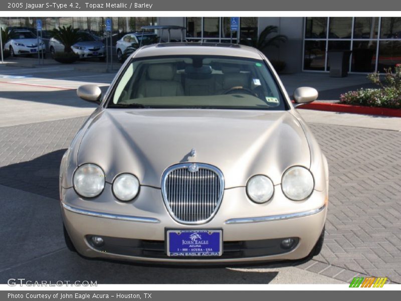 Topaz Metallic / Barley 2005 Jaguar S-Type 4.2