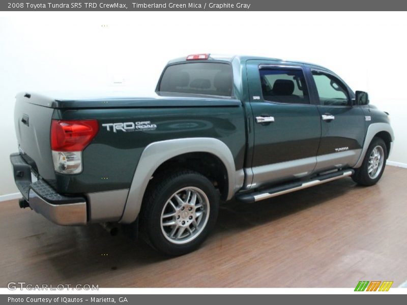 Timberland Green Mica / Graphite Gray 2008 Toyota Tundra SR5 TRD CrewMax