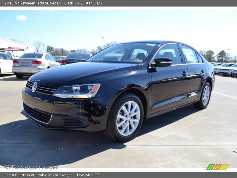 Black Uni / Titan Black 2013 Volkswagen Jetta SE Sedan