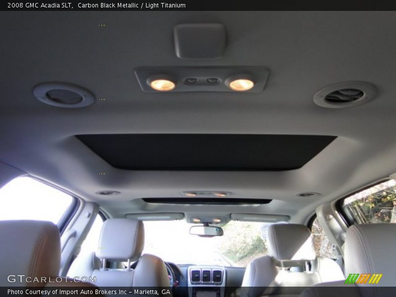 Sunroof of 2008 Acadia SLT