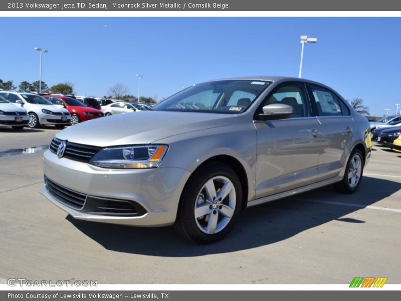 Moonrock Silver Metallic / Cornsilk Beige 2013 Volkswagen Jetta TDI Sedan