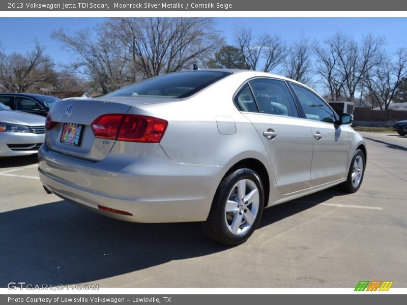 Moonrock Silver Metallic / Cornsilk Beige 2013 Volkswagen Jetta TDI Sedan