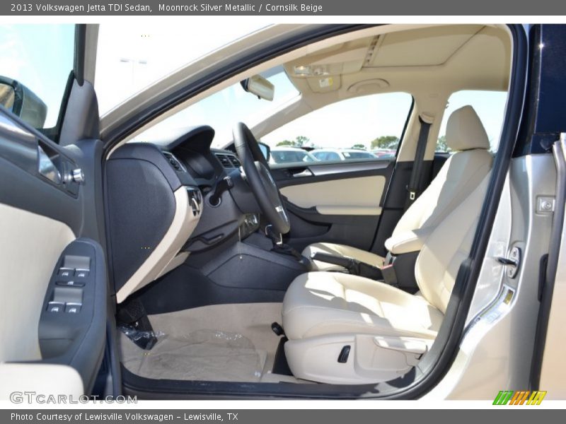 Moonrock Silver Metallic / Cornsilk Beige 2013 Volkswagen Jetta TDI Sedan