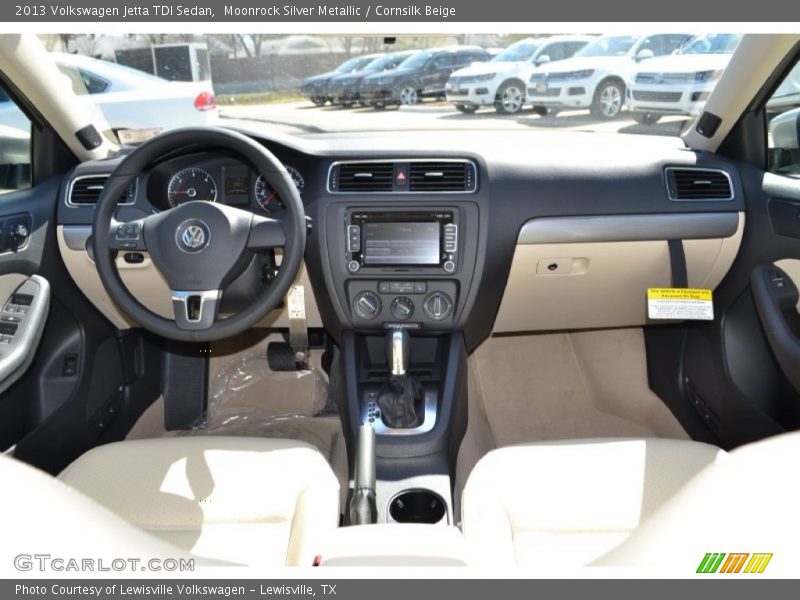 Moonrock Silver Metallic / Cornsilk Beige 2013 Volkswagen Jetta TDI Sedan