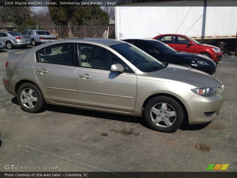  2005 MAZDA3 i Sedan Shimmering Sand Metallic