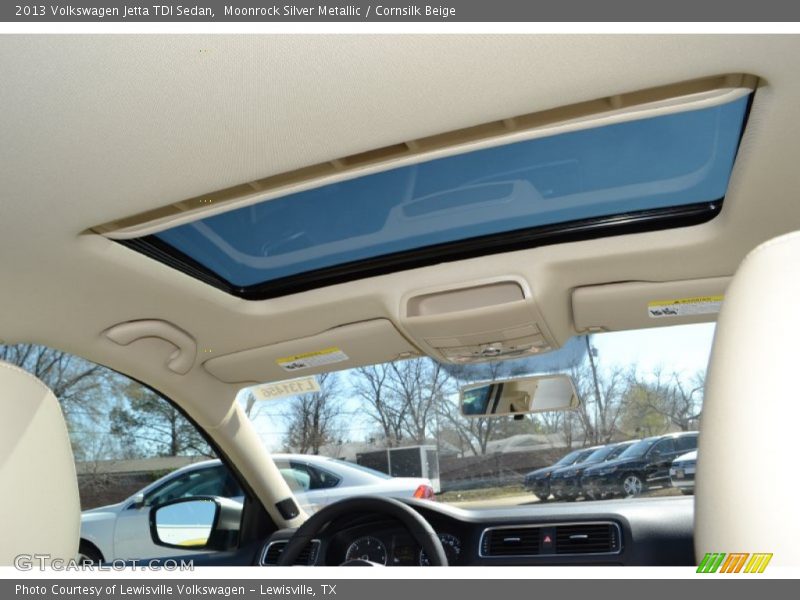 Moonrock Silver Metallic / Cornsilk Beige 2013 Volkswagen Jetta TDI Sedan