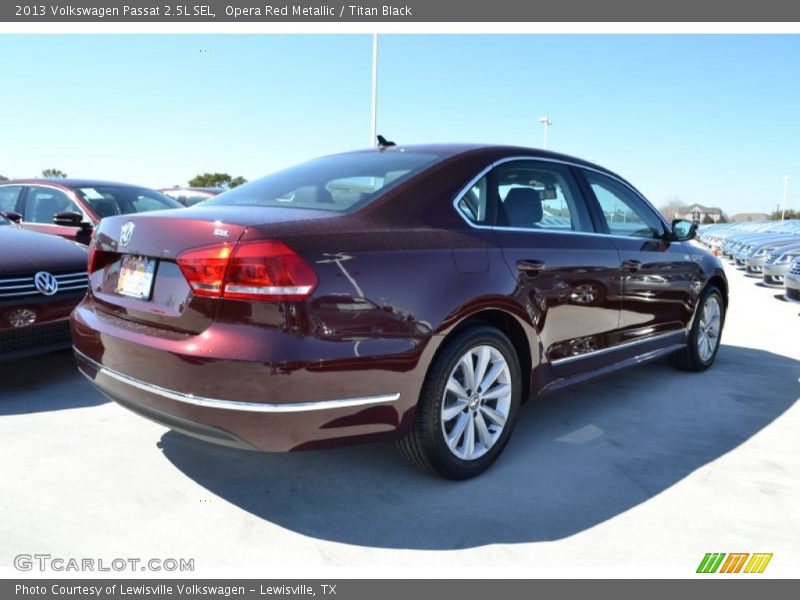 Opera Red Metallic / Titan Black 2013 Volkswagen Passat 2.5L SEL