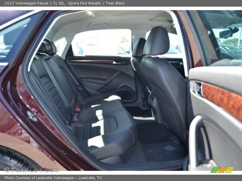 Rear Seat of 2013 Passat 2.5L SEL