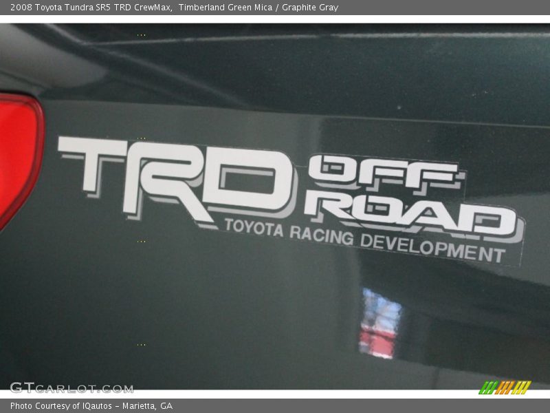 Timberland Green Mica / Graphite Gray 2008 Toyota Tundra SR5 TRD CrewMax