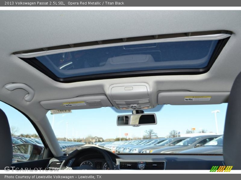 Opera Red Metallic / Titan Black 2013 Volkswagen Passat 2.5L SEL