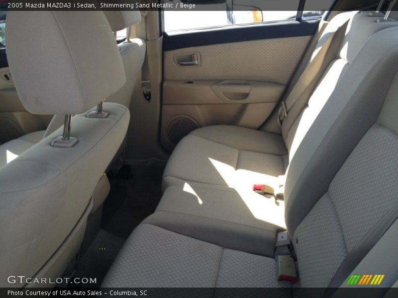 Shimmering Sand Metallic / Beige 2005 Mazda MAZDA3 i Sedan