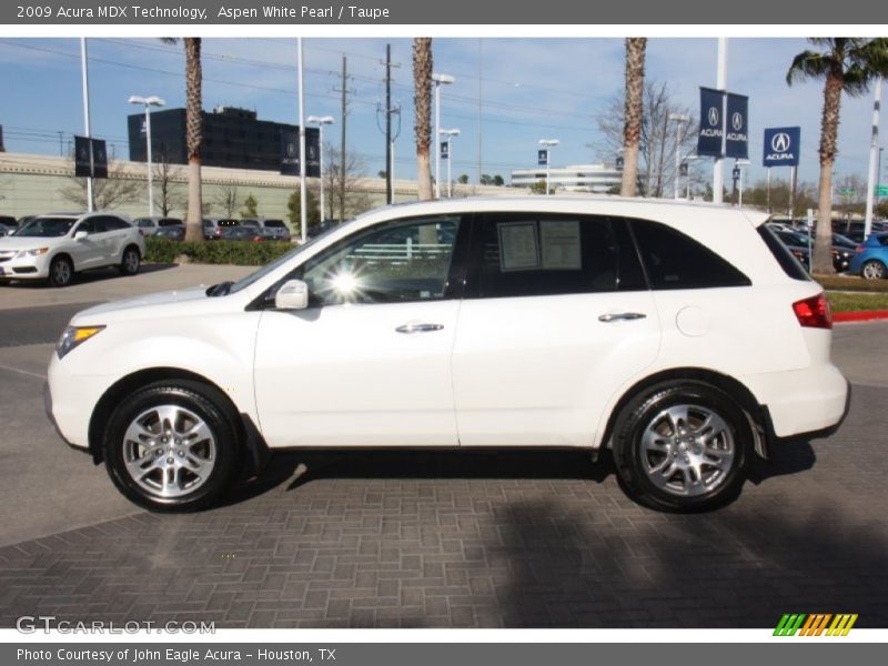  2009 MDX Technology Aspen White Pearl