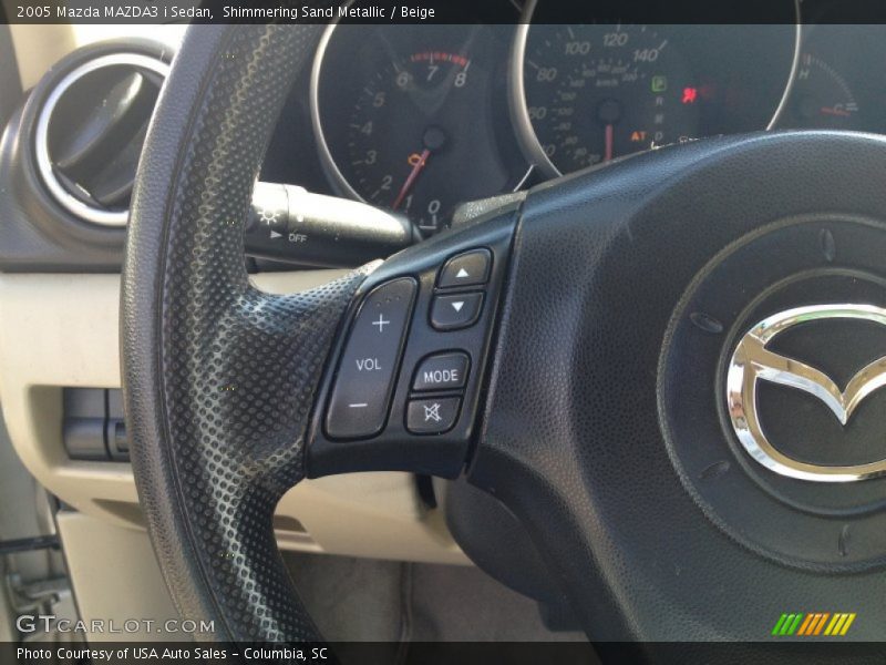 Shimmering Sand Metallic / Beige 2005 Mazda MAZDA3 i Sedan
