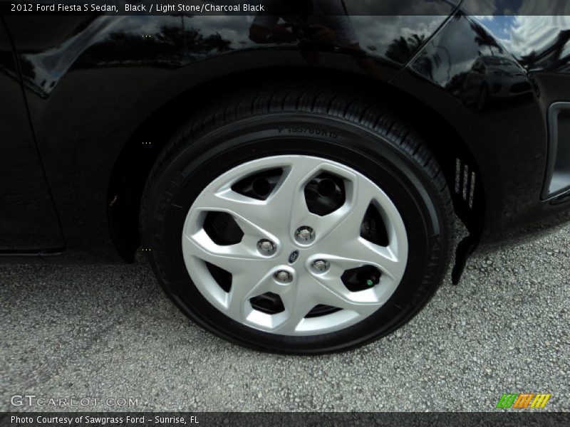 Black / Light Stone/Charcoal Black 2012 Ford Fiesta S Sedan