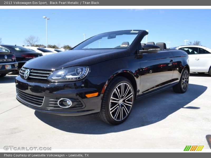 Black Pearl Metallic / Titan Black 2013 Volkswagen Eos Sport