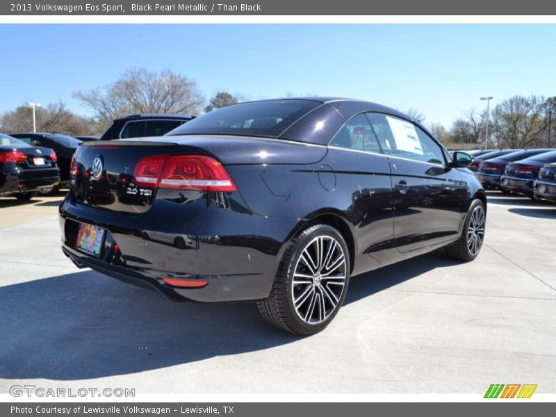 Black Pearl Metallic / Titan Black 2013 Volkswagen Eos Sport