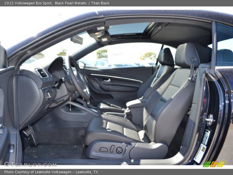 Black Pearl Metallic / Titan Black 2013 Volkswagen Eos Sport