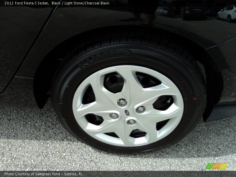Black / Light Stone/Charcoal Black 2012 Ford Fiesta S Sedan