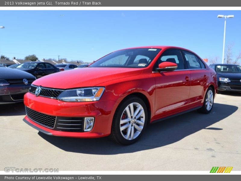 Tornado Red / Titan Black 2013 Volkswagen Jetta GLI