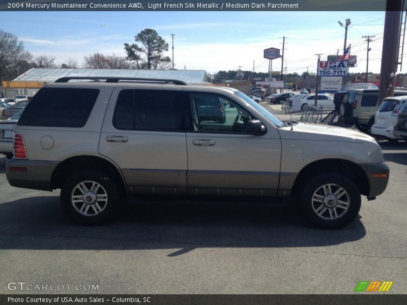 Light French Silk Metallic / Medium Dark Parchment 2004 Mercury Mountaineer Convenience AWD