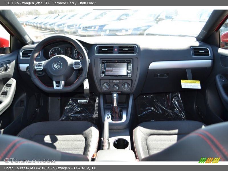 Tornado Red / Titan Black 2013 Volkswagen Jetta GLI