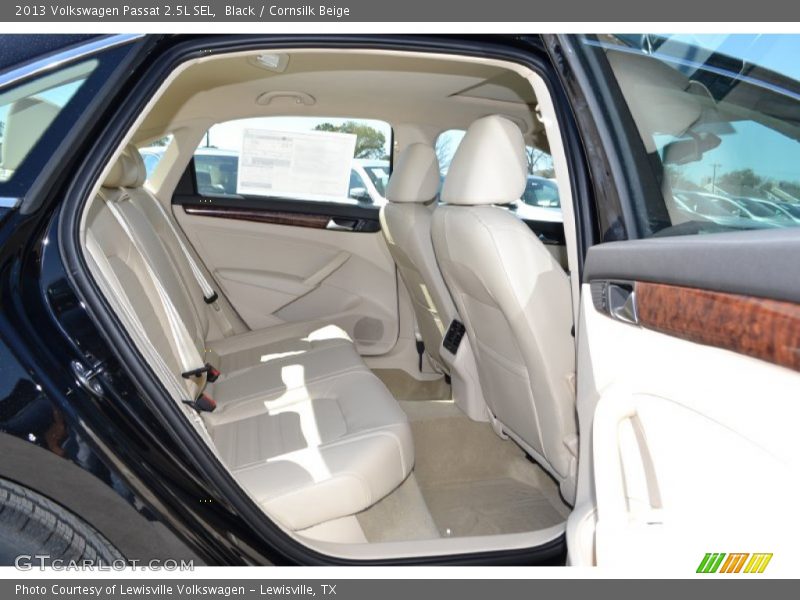 Black / Cornsilk Beige 2013 Volkswagen Passat 2.5L SEL