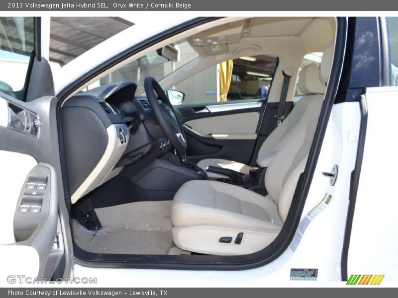 Front Seat of 2013 Jetta Hybrid SEL