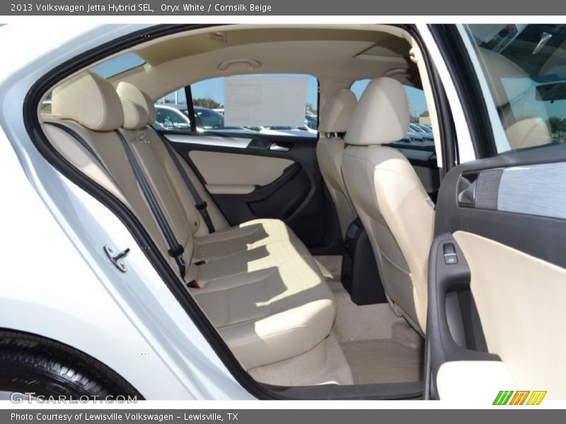 Rear Seat of 2013 Jetta Hybrid SEL