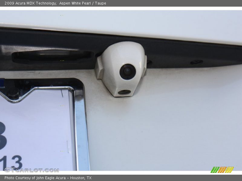 Aspen White Pearl / Taupe 2009 Acura MDX Technology