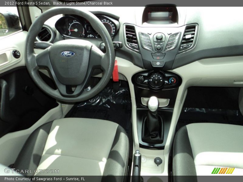 Dashboard of 2012 Fiesta S Sedan