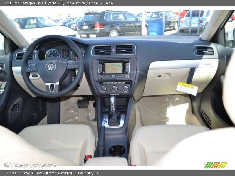 Dashboard of 2013 Jetta Hybrid SEL
