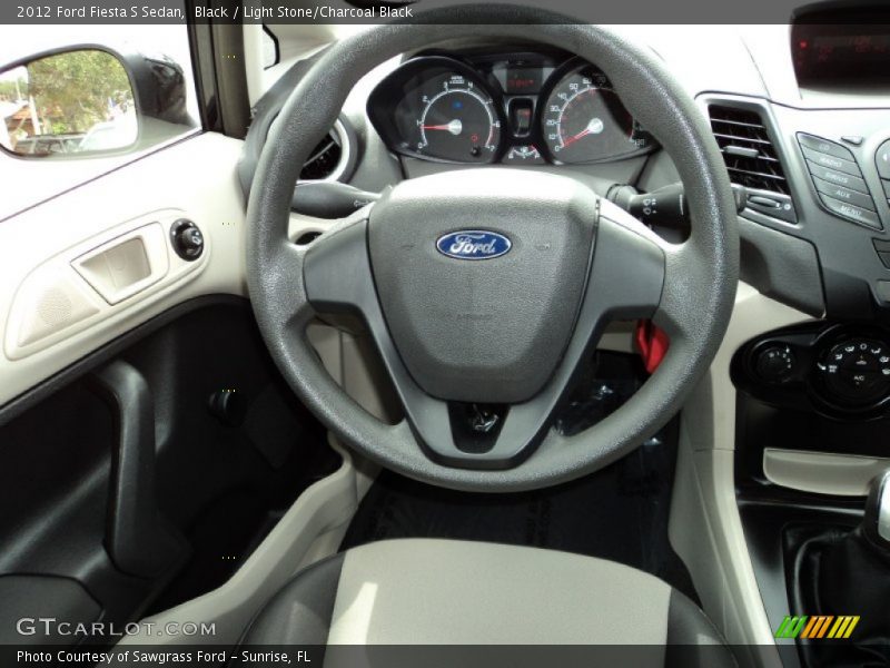  2012 Fiesta S Sedan Steering Wheel