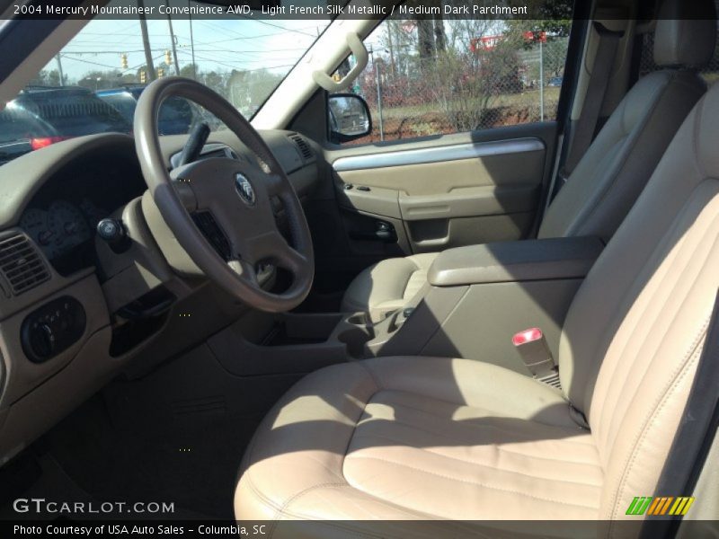 Light French Silk Metallic / Medium Dark Parchment 2004 Mercury Mountaineer Convenience AWD