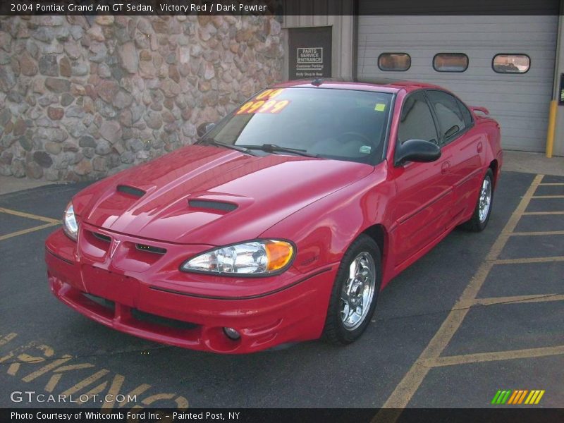 Victory Red / Dark Pewter 2004 Pontiac Grand Am GT Sedan