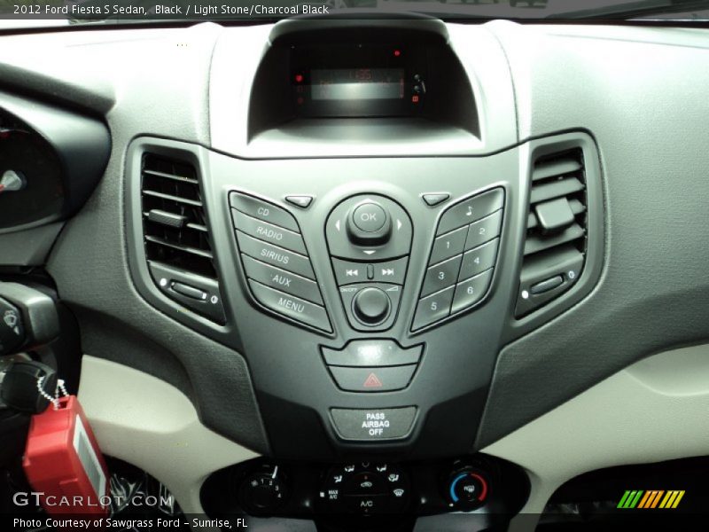 Controls of 2012 Fiesta S Sedan