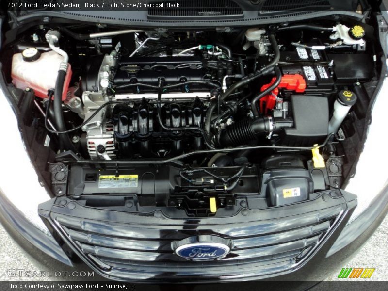  2012 Fiesta S Sedan Engine - 1.6 Liter DOHC 16-Valve Ti-VCT Duratec 4 Cylinder
