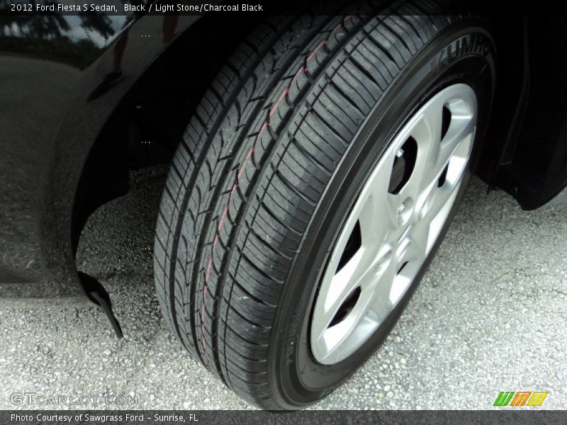Black / Light Stone/Charcoal Black 2012 Ford Fiesta S Sedan