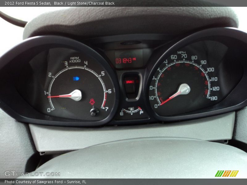  2012 Fiesta S Sedan S Sedan Gauges