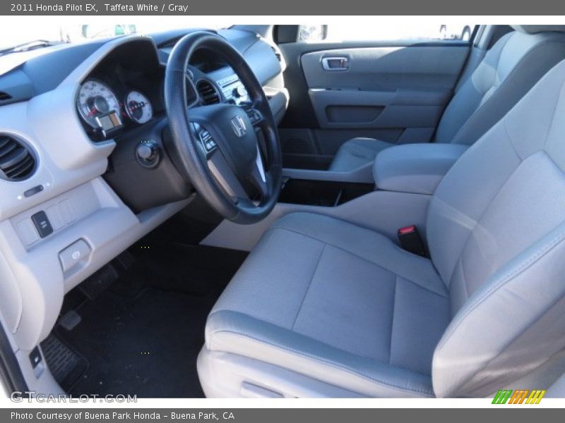 Taffeta White / Gray 2011 Honda Pilot EX