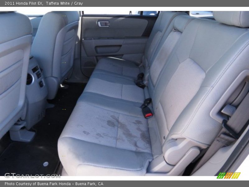 Taffeta White / Gray 2011 Honda Pilot EX