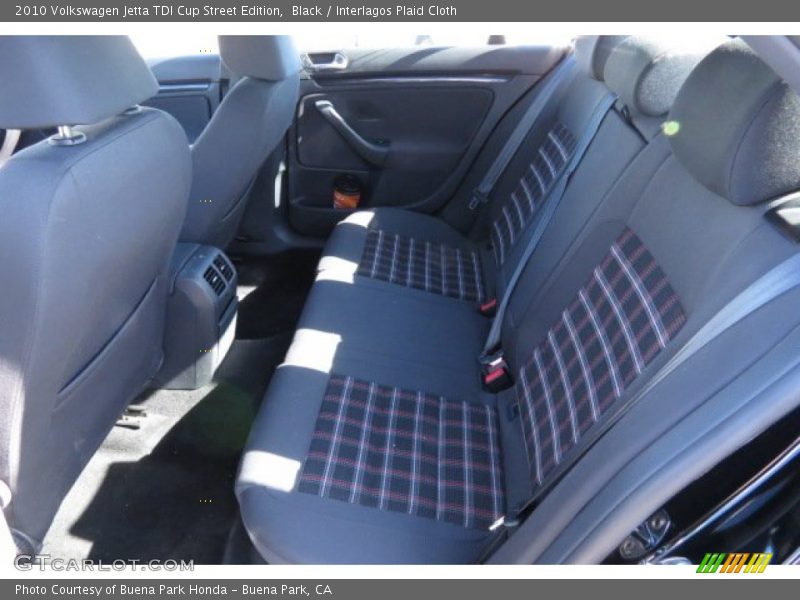 Black / Interlagos Plaid Cloth 2010 Volkswagen Jetta TDI Cup Street Edition