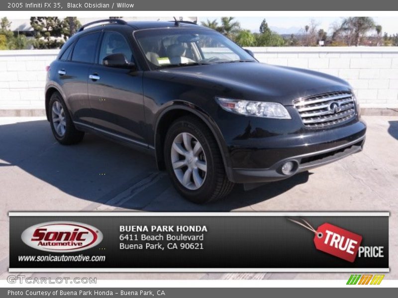 Black Obsidian / Willow 2005 Infiniti FX 35