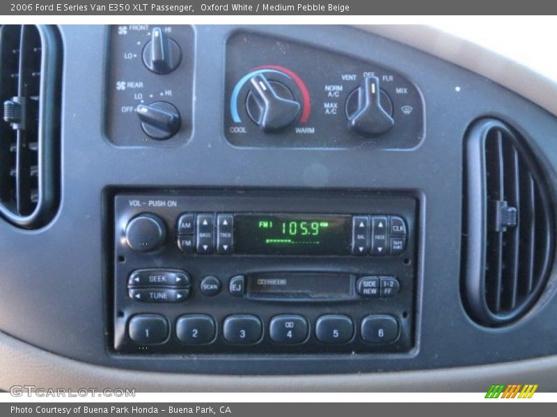 Oxford White / Medium Pebble Beige 2006 Ford E Series Van E350 XLT Passenger