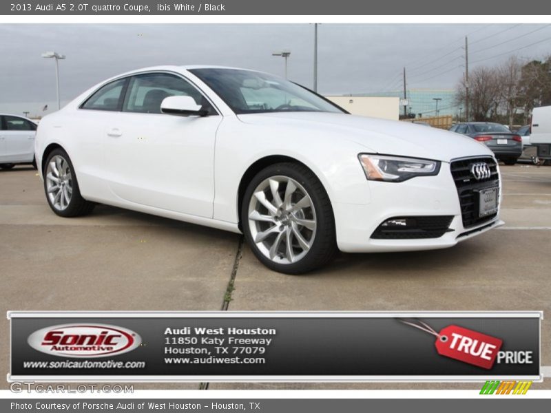 Ibis White / Black 2013 Audi A5 2.0T quattro Coupe